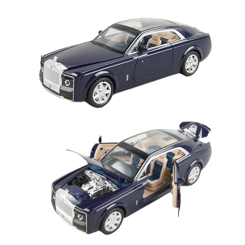 原厂仿真1:24劳斯莱斯慧影限量版合金小汽车模型男孩玩具收藏摆件