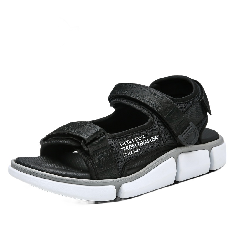 Dickies凉鞋男士新款防滑厚底沙滩鞋百搭休闲夏季透气鞋子潮192M50LXS42