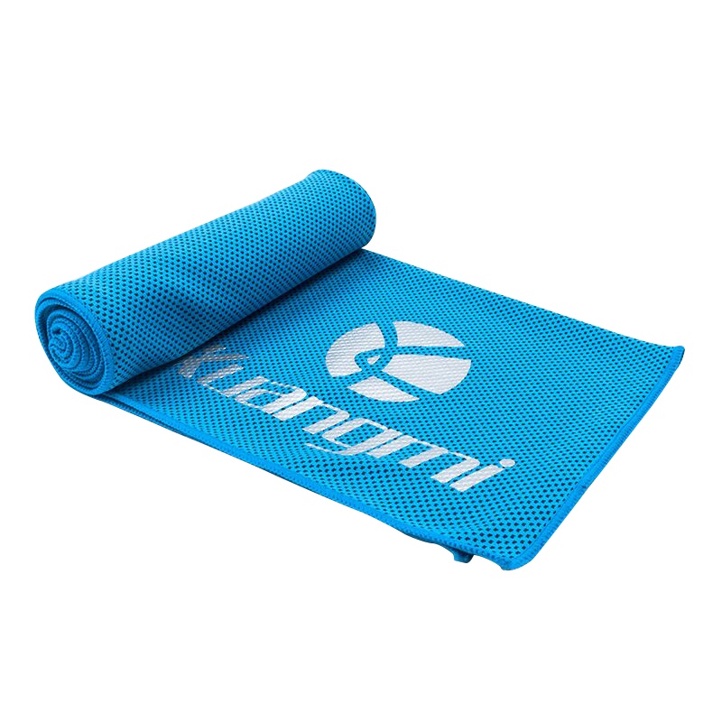 狂迷吸汗速干跑步健身蓝色冷感运动毛巾