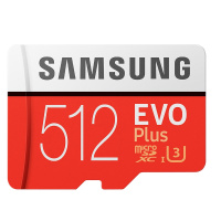 三星(SAMSUNG) microSDXC UHS-1存储卡512G升级版+SD卡适配器 读取100m/s写入90m/s