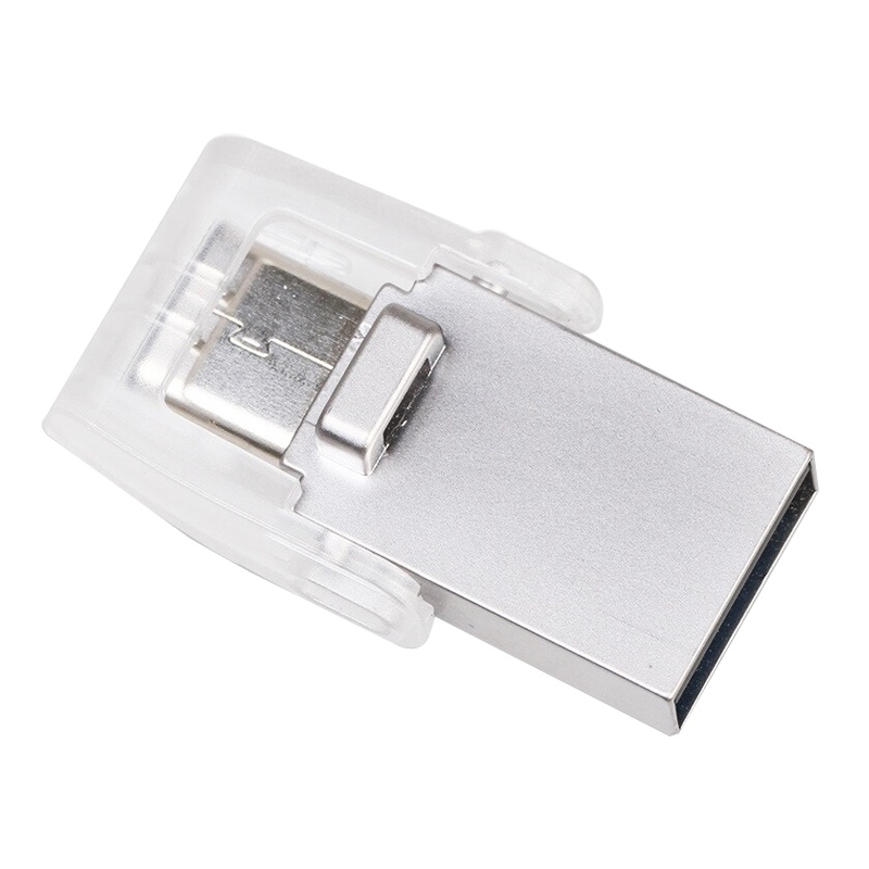 金士顿(Kingston)DTDUO3C 64GB U盘 USB3.1 和 Type-C 双接口 半透明车载U盘