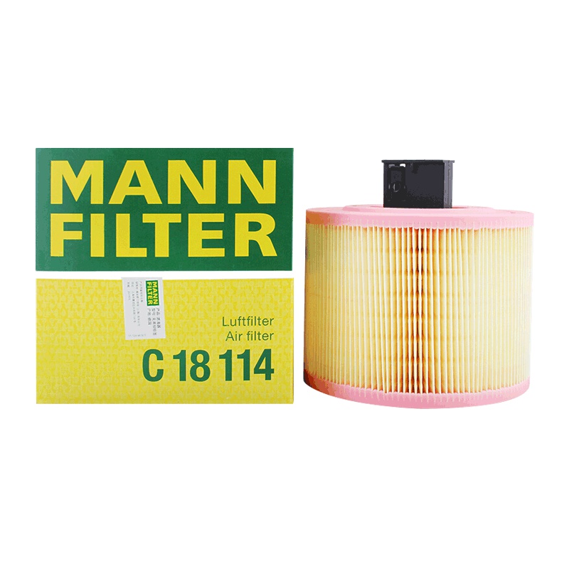 曼牌(MANN)空气滤C18114适配08款宝马130i/04-12款325i/330i/10款X1(E84)