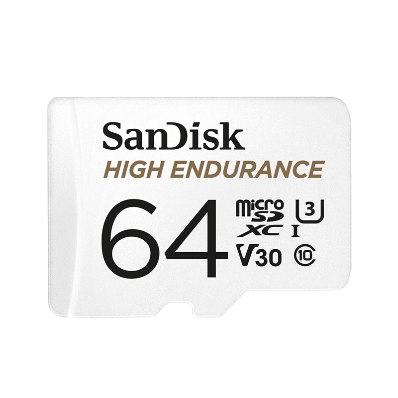 闪迪 TF(MicroSD)存储卡 行车记录仪&安防监控专用内存卡 64GB