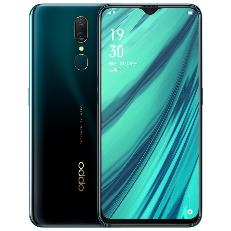 OPPO A9 4G+128G 云母绿全网通 6.53英寸水滴屏 大内存全面屏 双卡双待智能大屏拍照手机