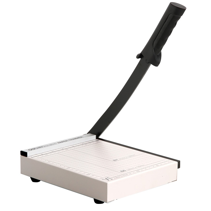 得力（deli）8016切纸机裁纸机照片刀切纸板钢质切纸刀裁纸刀多规格 可裁切A5及以下规格