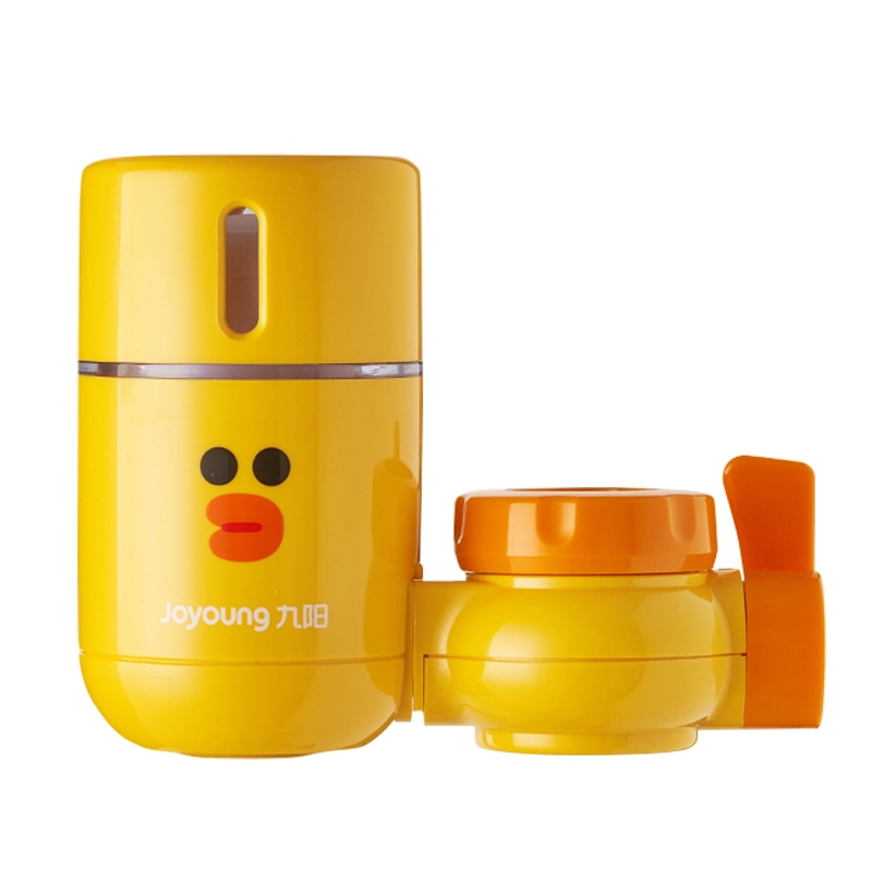 九阳LINE联名款厨房净水器自来水水龙头过滤器透明视窗双出水净化器JYW-RT521XL 一机六芯套装