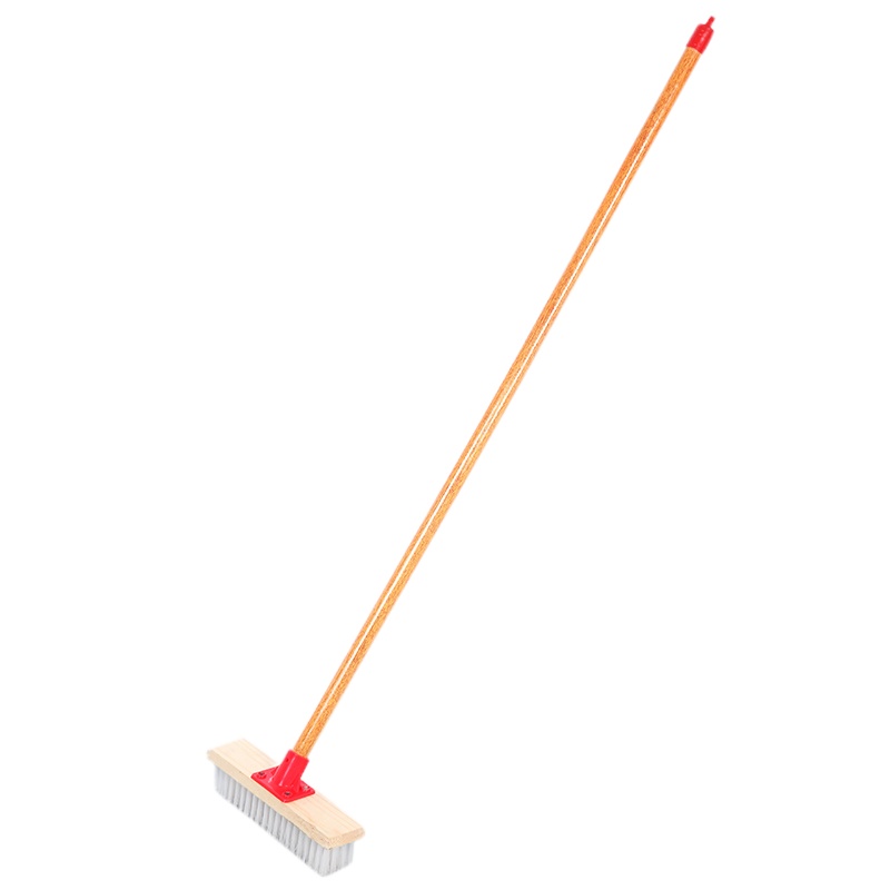 小海牛 长柄硬毛地刷 地刷木质硬毛清洁浴室瓷砖厨房卫生间 洗地刷长柄刷地板刷