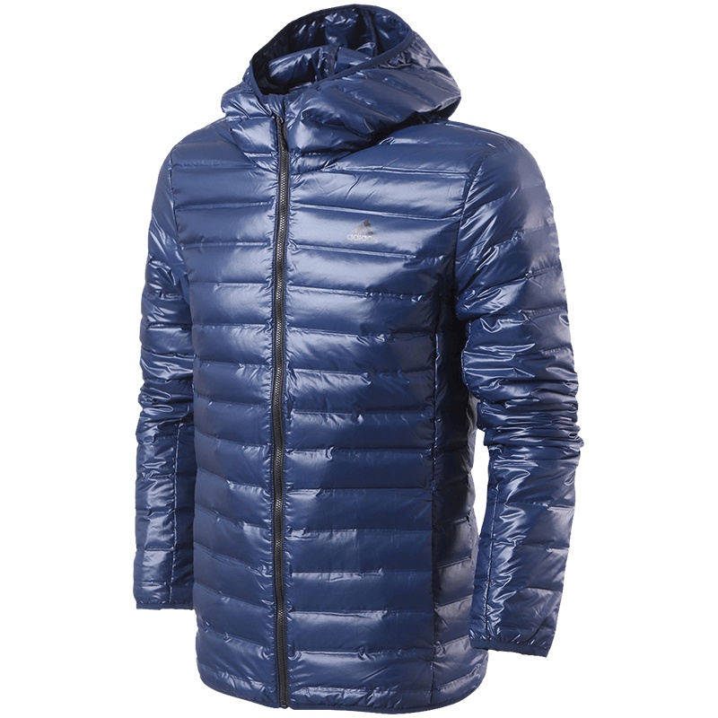 【自营】adidas阿迪达斯男子羽绒服外套保暖防风休闲运动服BQ7785 L BQ7785蓝色