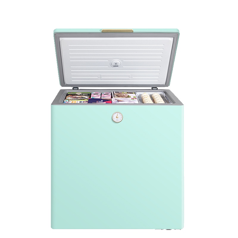 美的(Midea)BD/BC-202KMT(E)202升 家用冰柜 冷藏冷冻转换顶开门 小型迷你冷柜 节能低音卧式冷柜