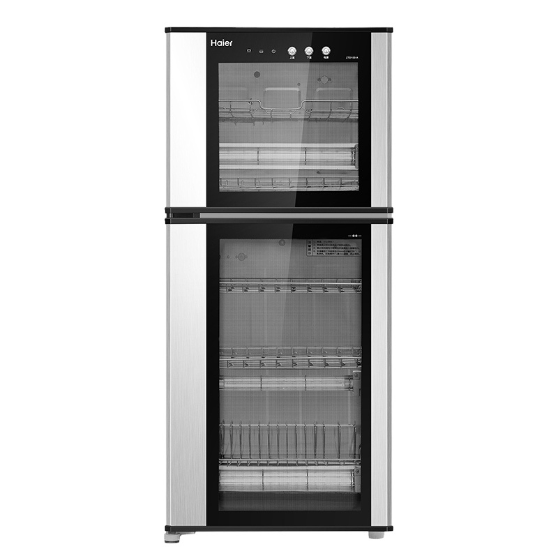 海尔(Haier) 消毒柜 立式100升 家用 光波 高温消毒 消毒碗柜 ZTD100-A 订单后20天到货