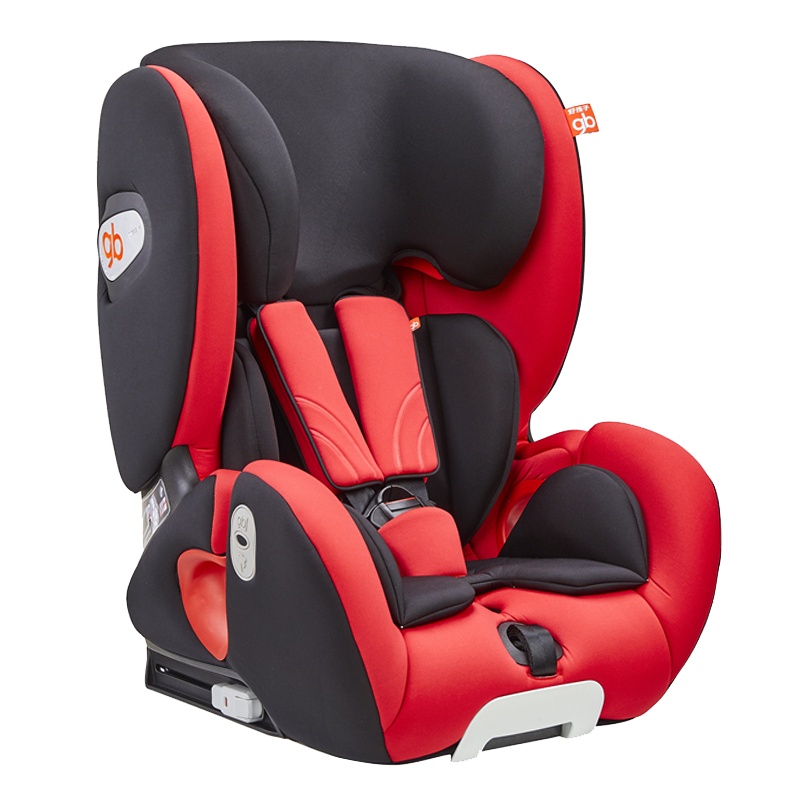 gb好孩子高速汽车儿童安全座椅 ISOFIX接口 L.S.P 侧撞保护系统CS866-N208 红黑色（9个月-12岁）
