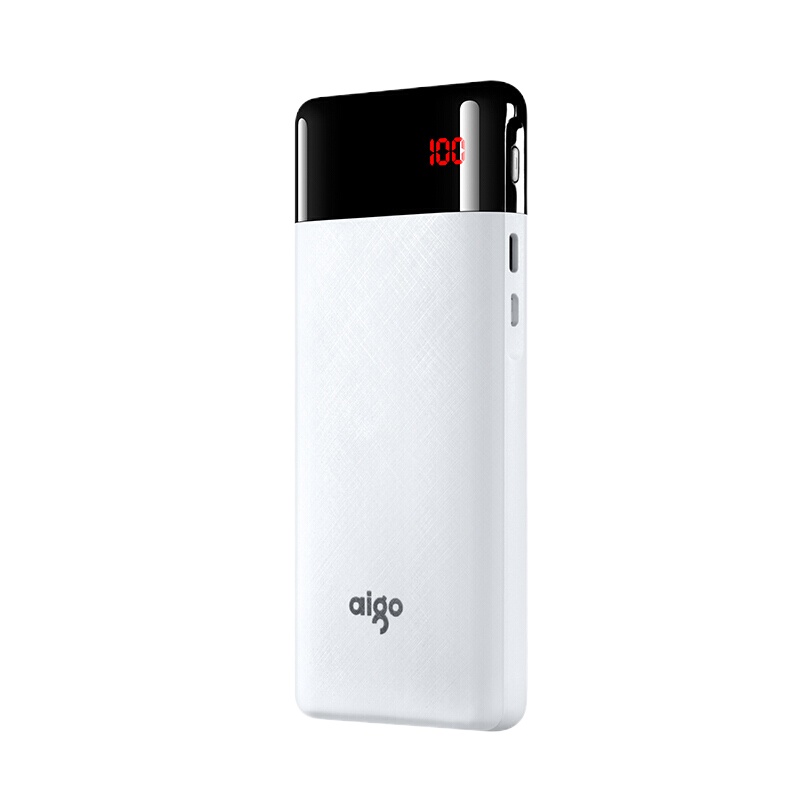 爱国者(aigo) D12+充电宝10000毫安大容量移动电源智能数显苹果/安卓/通用(单位:块)