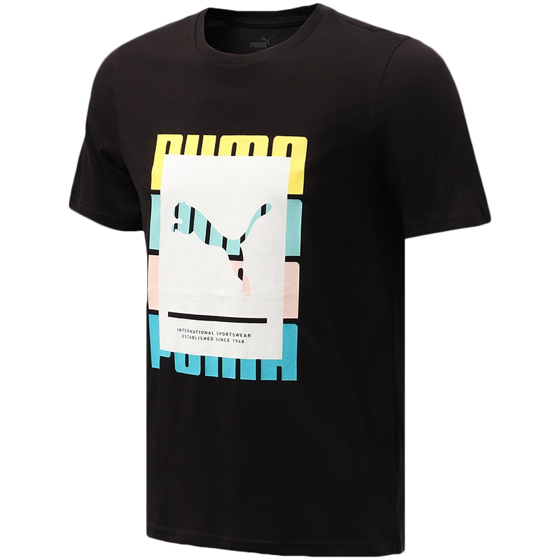PUMA彪马旗舰男装运动服休闲圆领短袖T恤845864