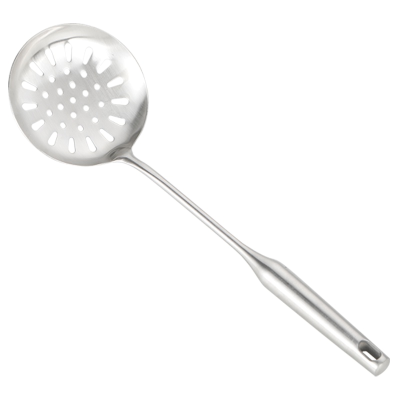 苏宁极物 304不锈钢双立柄大漏勺子不锈钢漏勺厨房家用大网筛小笊篱滤网捞面大号捞勺