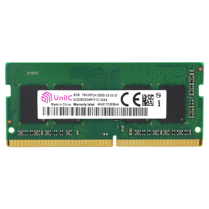 紫光国芯(UnilC) 8GB DDR4 3200 笔记本电脑内存条 国产大牌高品质 紫光国芯藏刃系列