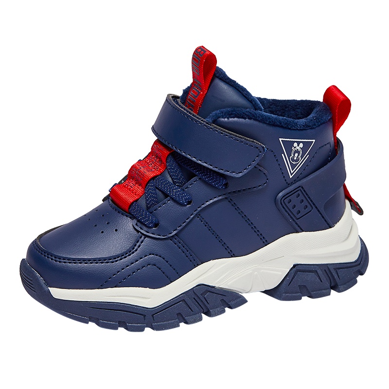 巴布豆house儿童棉鞋2020秋冬季新款加绒加厚保暖高帮中大童女童男童鞋