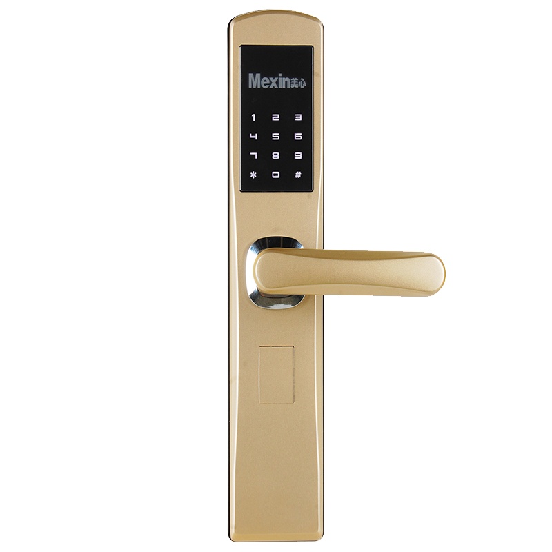 Mexin美心指纹锁家用防盗门锁密码锁木门磁卡电子锁防猫眼H6