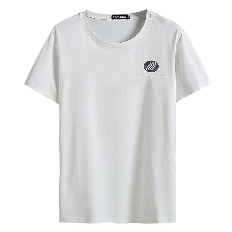 PMMP潮牌大码夏季短袖男士韩版T恤潮流宽松休闲体恤圆领印花半袖上衣