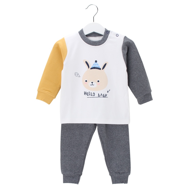 [100元2套]小马波迪婴儿内衣套装秋冬季纯棉束口贴身内衣秋衣秋裤睡衣