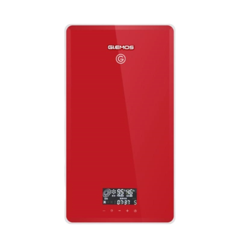 格林姆斯(GLEMOS)GS2-65A速热式电热水器 4G睿频双胆循环时间设定全智能恒温10升储水7000W 红色