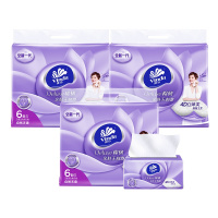 维达立体美抽纸3层110抽*18包棉韧系列无香成人婴儿纸批发