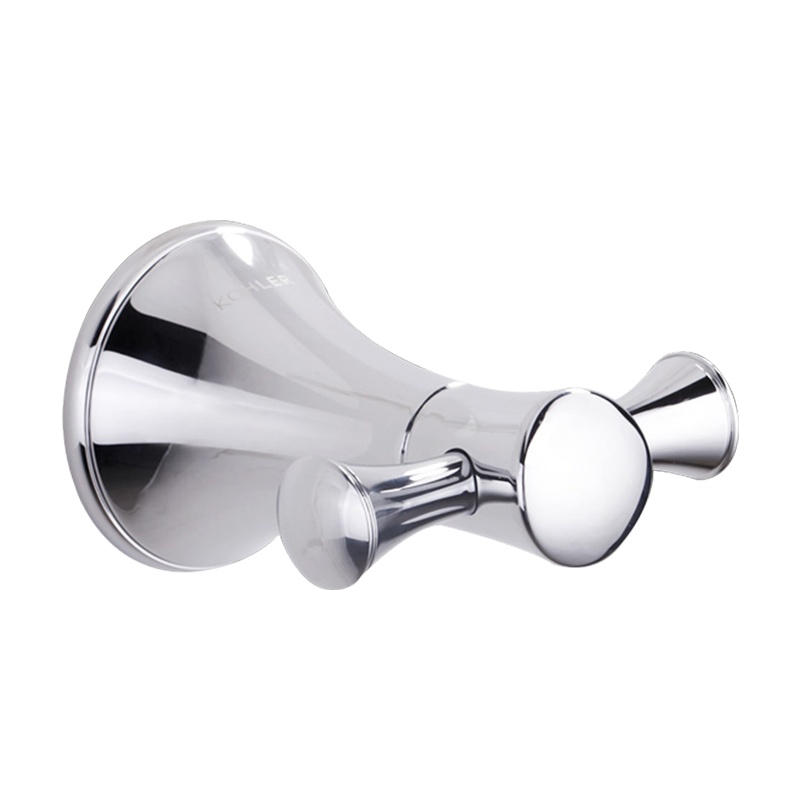 科勒挂钩卫浴五金挂件可乐莱双衣钩浴室挂衣钩卫生间挂钩K-23563