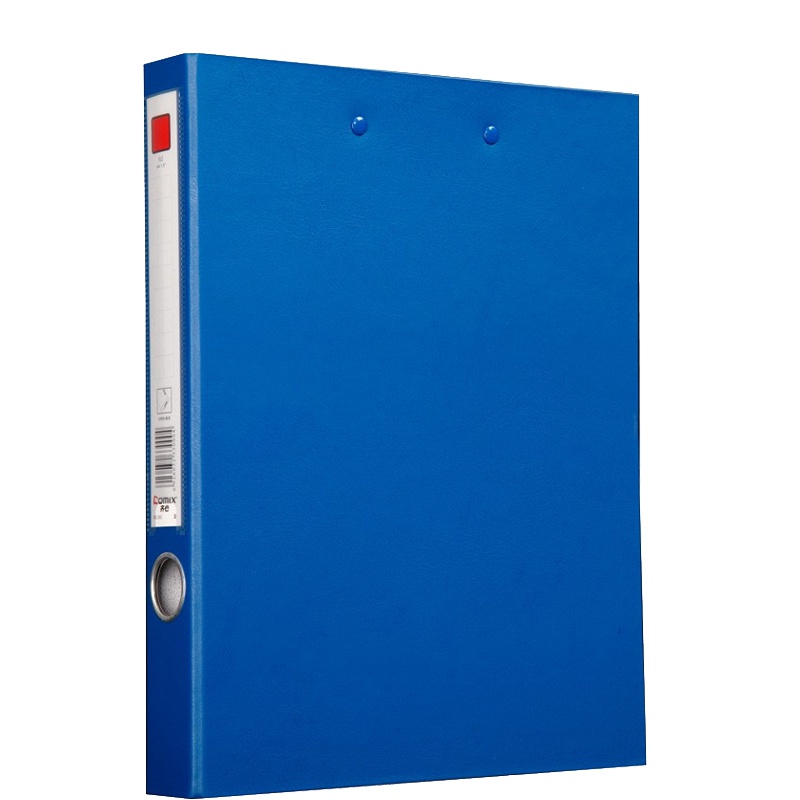 齐心NO.336纸板文件夹8册 A4资料夹 2孔D型夹+板夹 2孔快劳夹档案夹 纸板文件夹 票据夹办公用品 文件管理