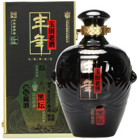 [中华特色]河北供销馆 丰年 玉田老酒 42度黑坛 480ml单瓶装 非物质文化遗产浓酱兼香型白酒 河北唐山特产