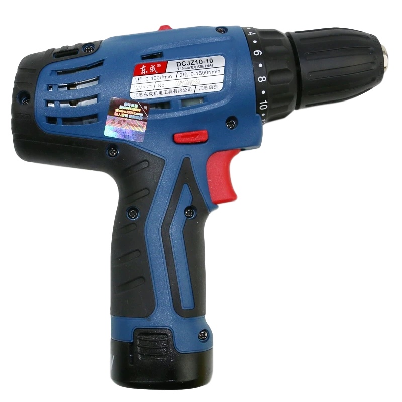 东成DCJZ010-10电动螺丝刀充电式锂电池充电电钻