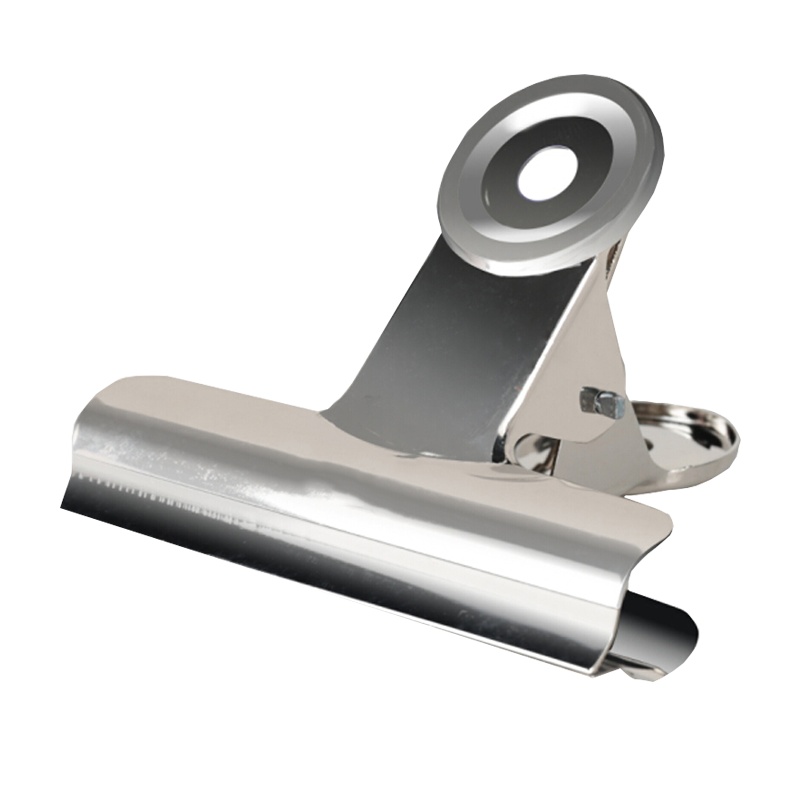 不锈钢圆形票夹资料整理夹票据夹 76mm 10个/排起送 （1个）