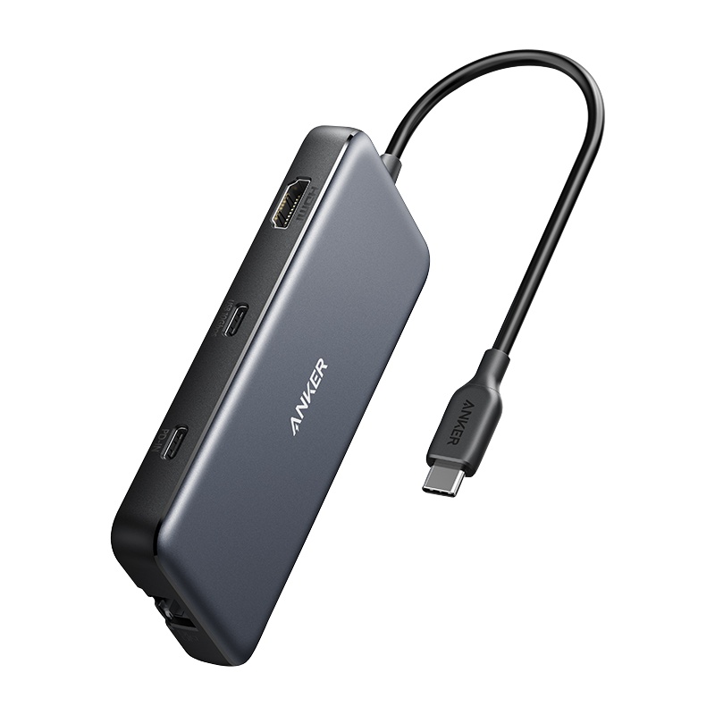 扩展坞USB-C扩展器Hub苹果笔记本转换器转接头PD快充Type-C8合1拓展坞分线器集线器