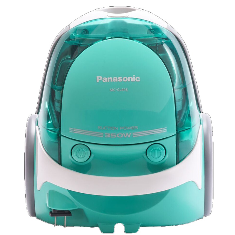 松下(Panasonic)吸尘器MC-CL443家用强力大功率迷你小型静音地毯蓝绿色MC-CL443