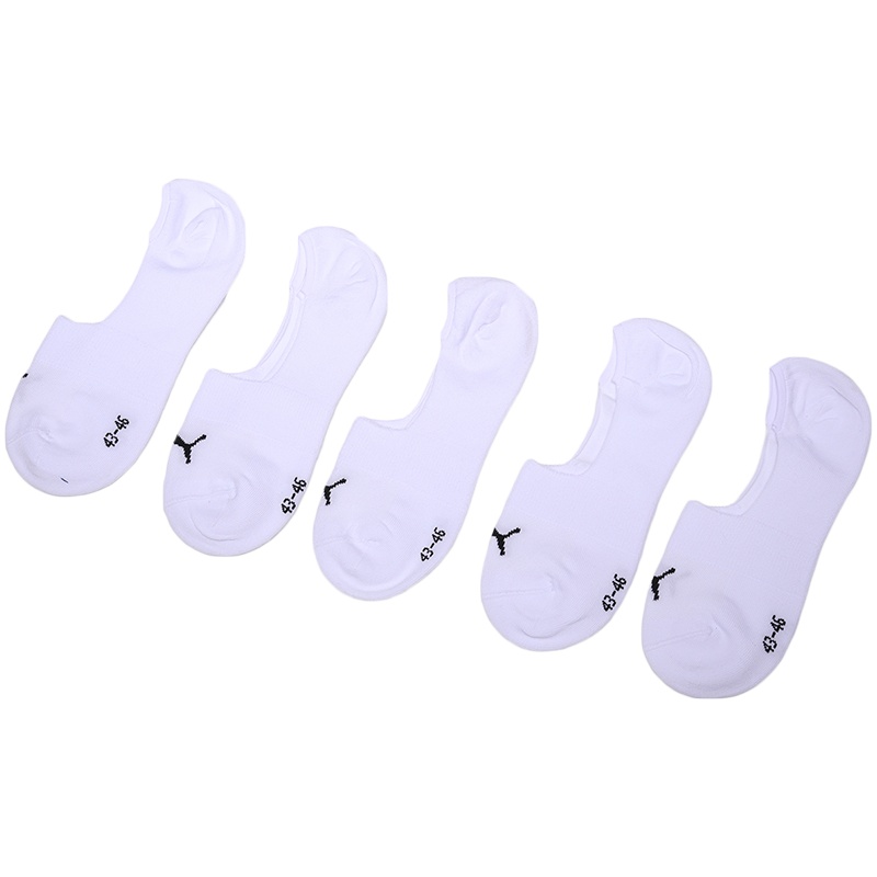 PUMA彪马男袜女袜运动袜五对装时尚休闲针织袜子907031