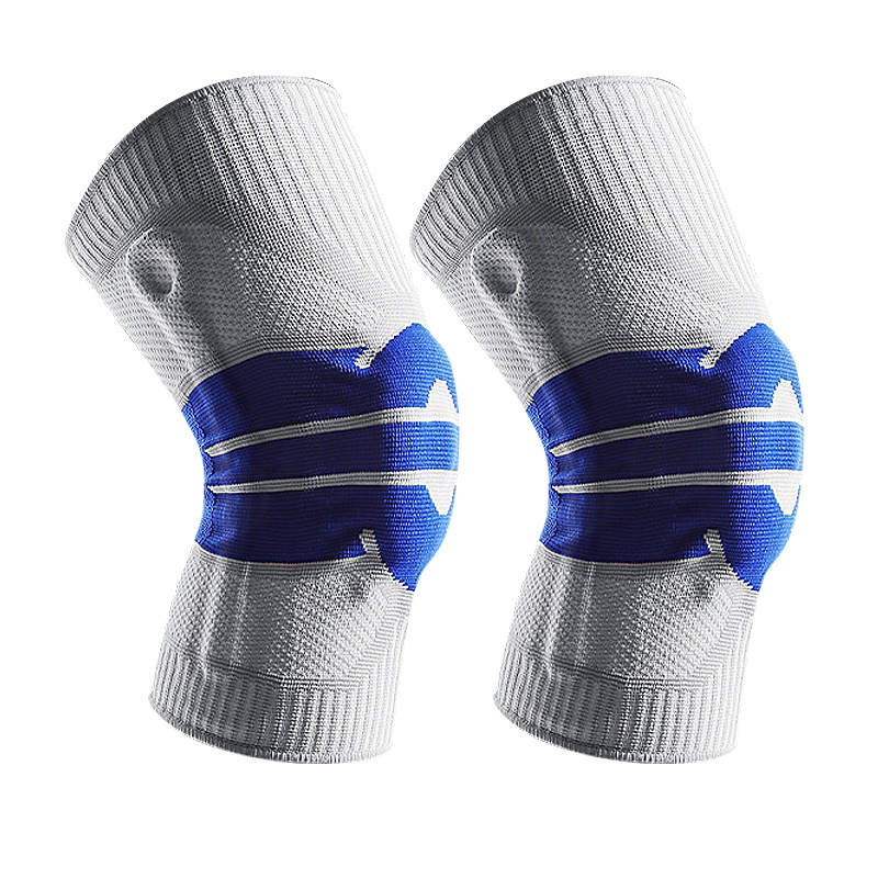 KOOK健身跑步髌骨护膝盖针织运动保暖护膝硅胶套篮球护具保而防