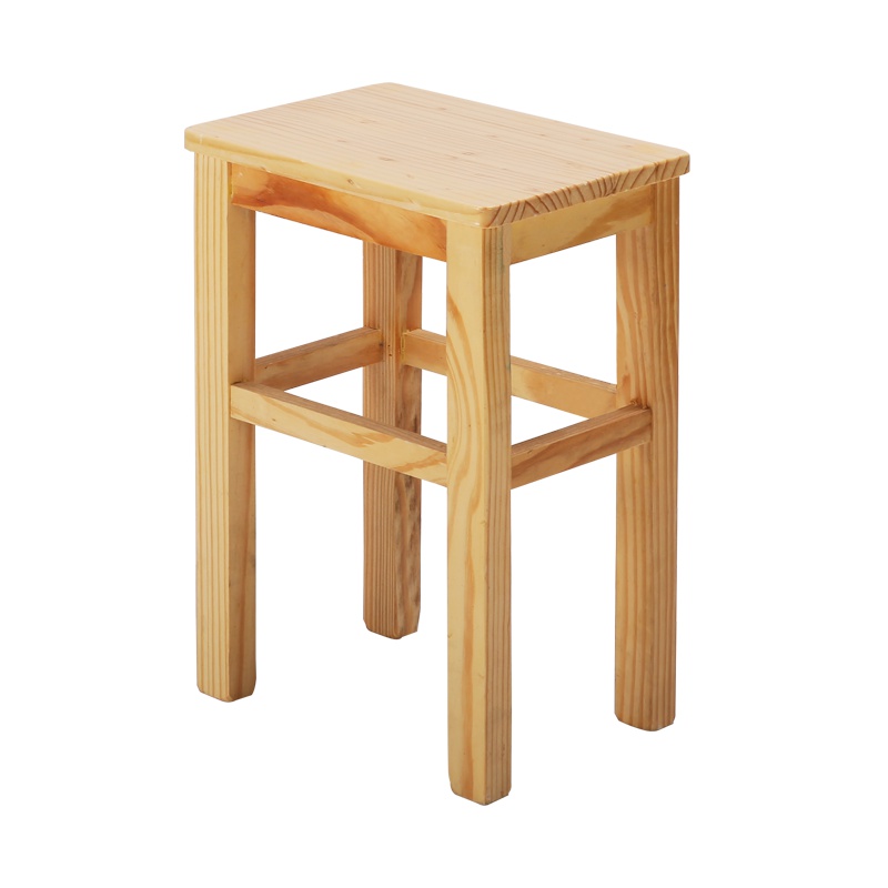 HiBoss凳子方凳餐椅凳木凳胡桃色