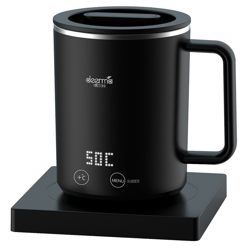 德尔玛 (Deerma) 无线便携保温杯 电水壶 DEM-BW100 自热调温 304不锈钢