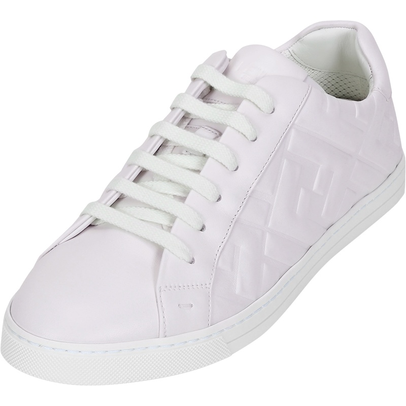 FENDI 男士皮革系带休闲运动鞋板鞋 7E1374 ABNS