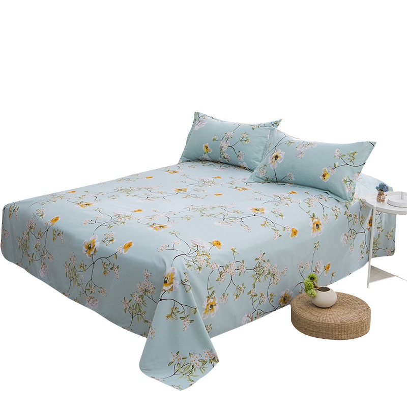 北极绒(Bejirog)家纺 加厚芦荟棉床单单件单人学生宿舍卡通被单1.8m双人床单