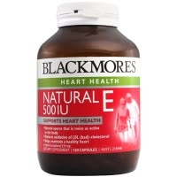 Blackmores/澳佳宝自然维生素E150粒/瓶装 500IU 美颜淡斑清除自由基 澳洲进口