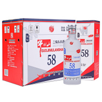 牛栏山 国际牛栏山二锅头白酒 清香型58度盒装白酒 500ml*6 整箱装大磨砂