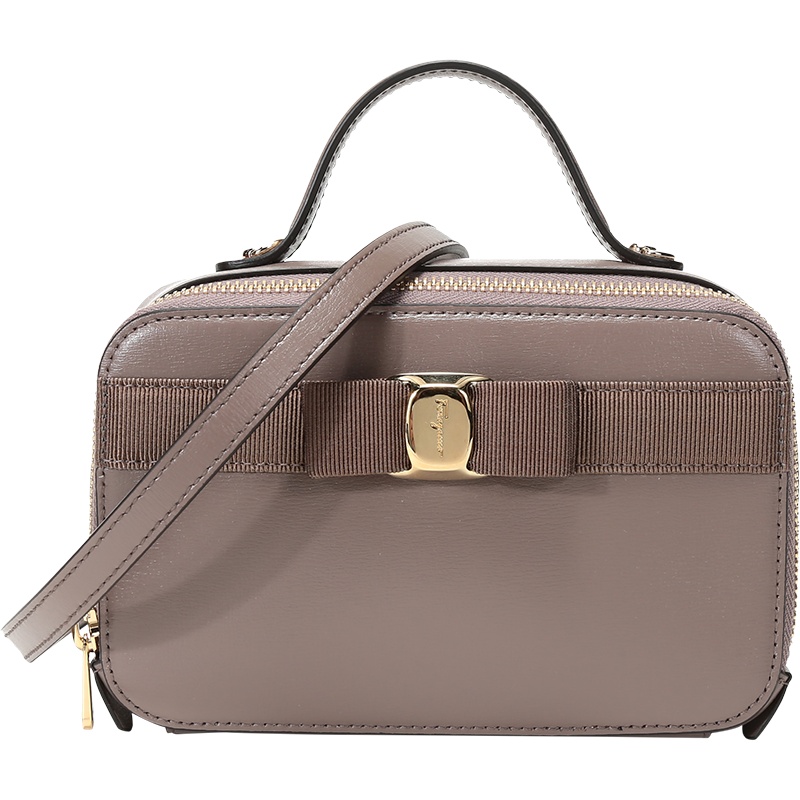 Salvatore Ferragamo 菲拉格慕 女士VARA系列牛皮手提单肩斜挎包迷你款 22E004