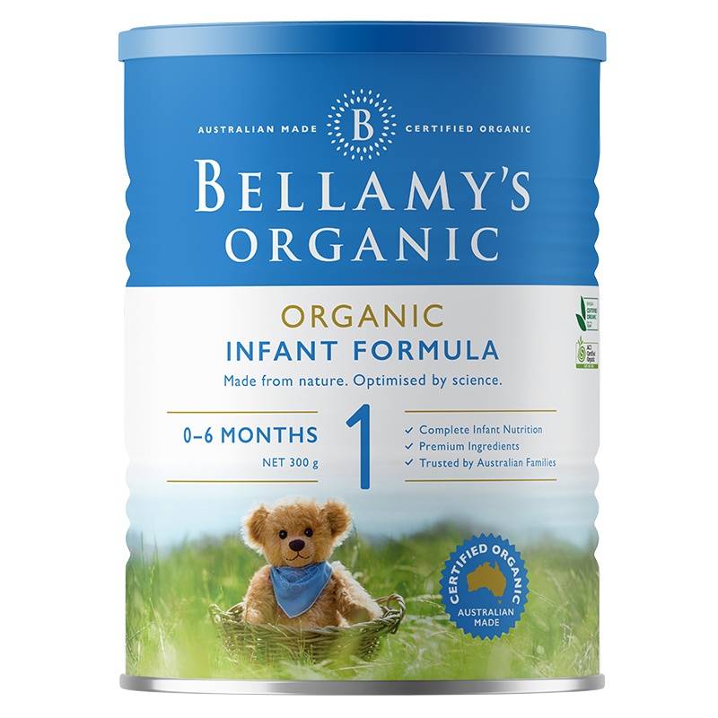 澳洲进口Bellamy’s贝拉米有机较大婴儿配方奶粉1段