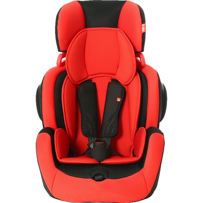 gb好孩子 高速汽车儿童安全座椅 ISOFIX接口 4档调节 侧撞保护 CS785-A002 热情红(9个月-12岁)