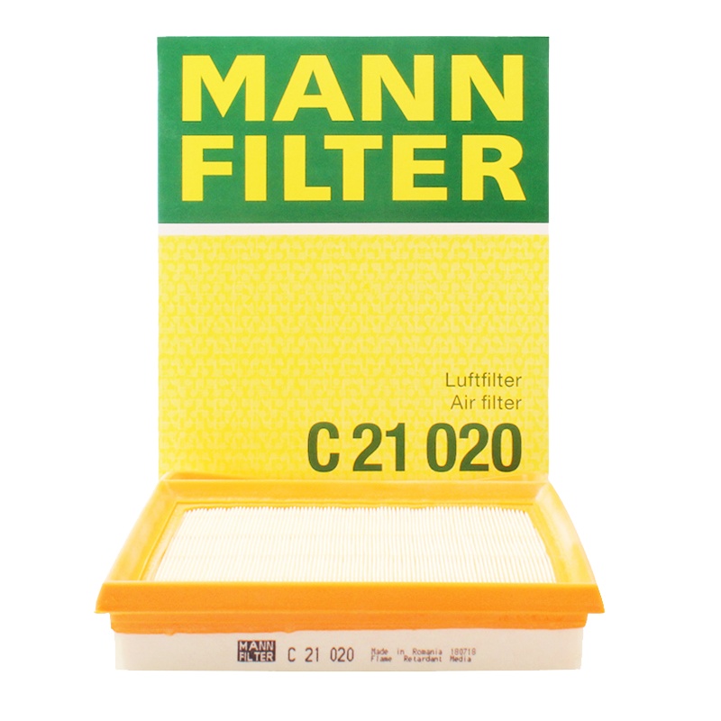 曼牌(MANN)空气滤C21020适配10-16款北京奔驰 E级(W212)/15-19款GLE级(W166)装2个