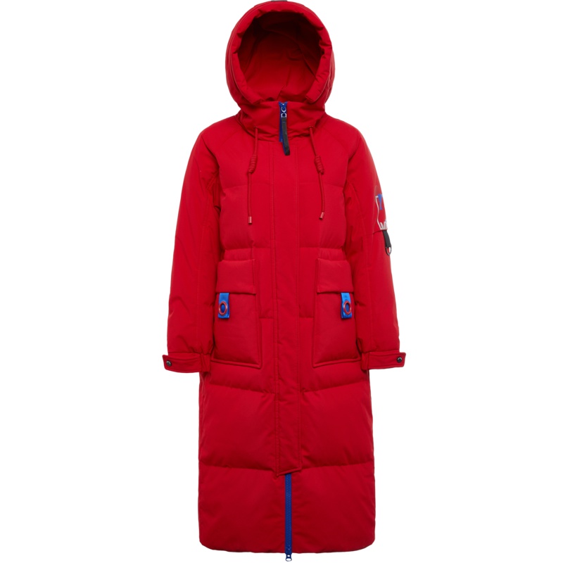 波司登迪士尼长款过膝羽绒服女士宽松时尚冬季防寒外套