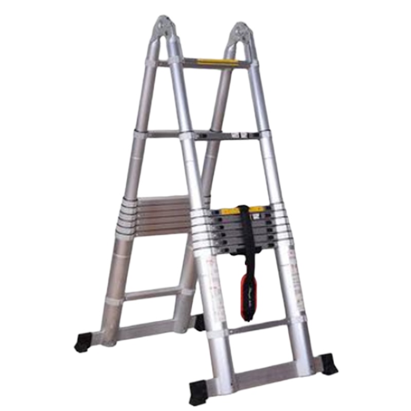 福源达 铝合金3.5米竹节梯 人字梯