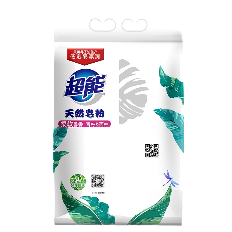 超能天然皂粉洗衣粉680g