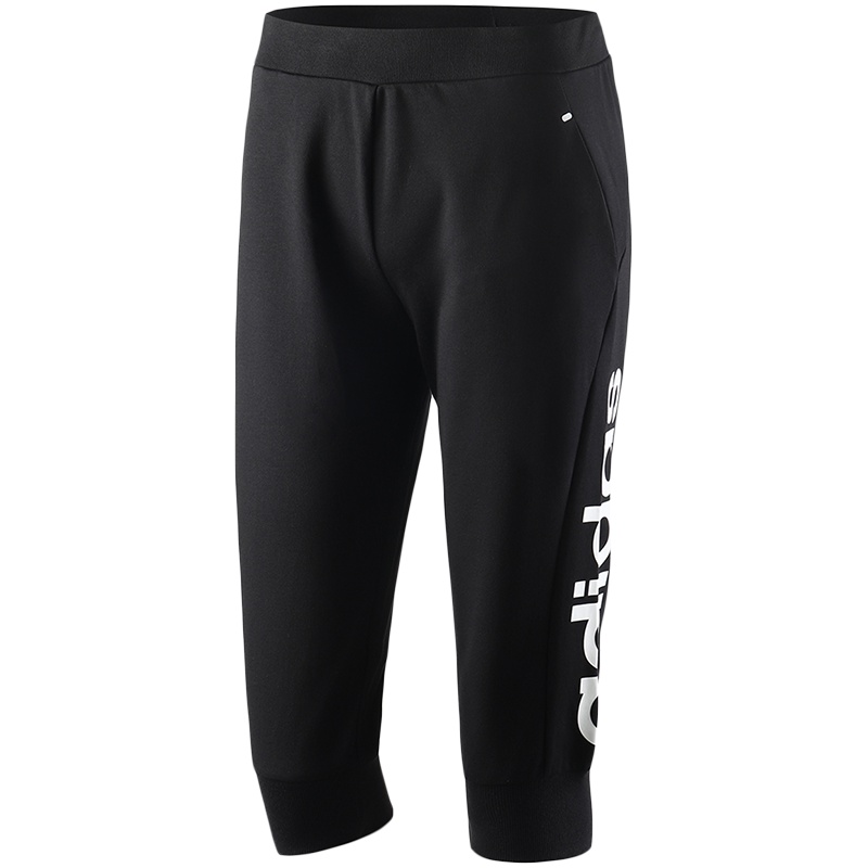 adidas阿迪达斯NEO女装运动休闲针织七分裤DW8001