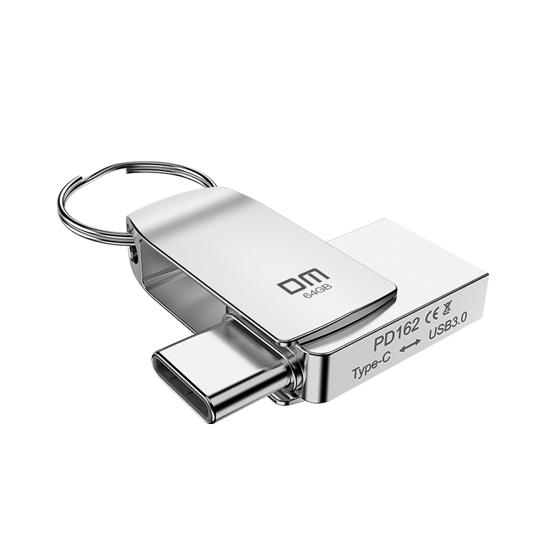 DM 64GB Type-C USB3.0U盘 PD162系列 安卓手机电脑两用u盘 小巧便携高速优盘