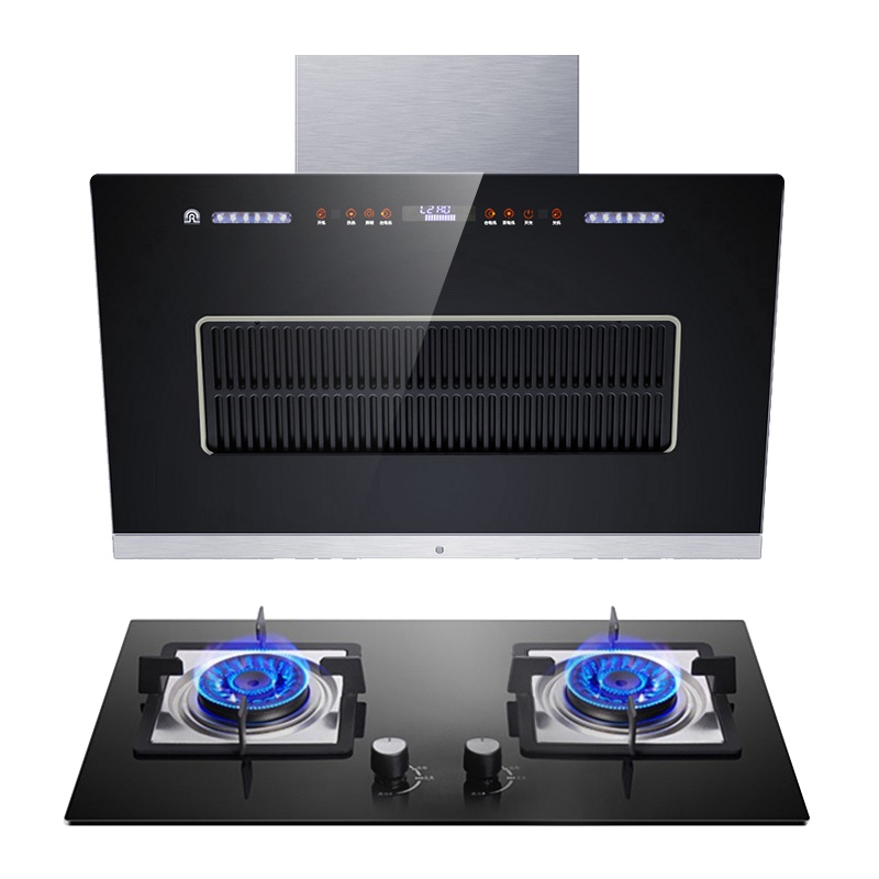 容声(RONGSHENG)厨电套装油烟机RSP376R双电机+JZT-QP05玻璃 天然气19m³大吸力 双电机